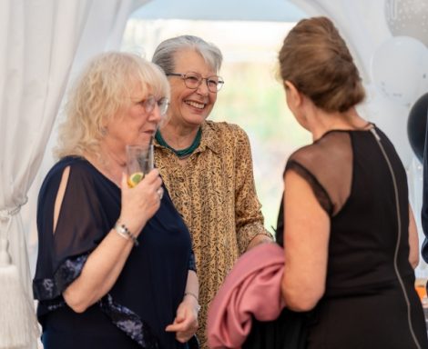 Guests at SHMC 60th dinner at Shilstone House
