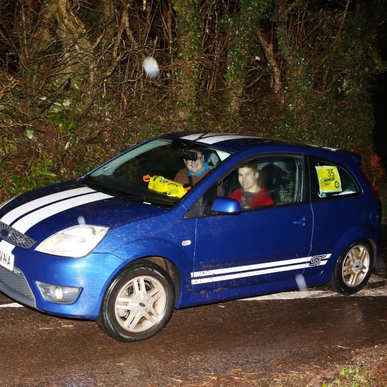 Ford Fiesta road rally car