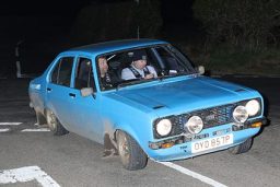 MKII Escort on a night rally