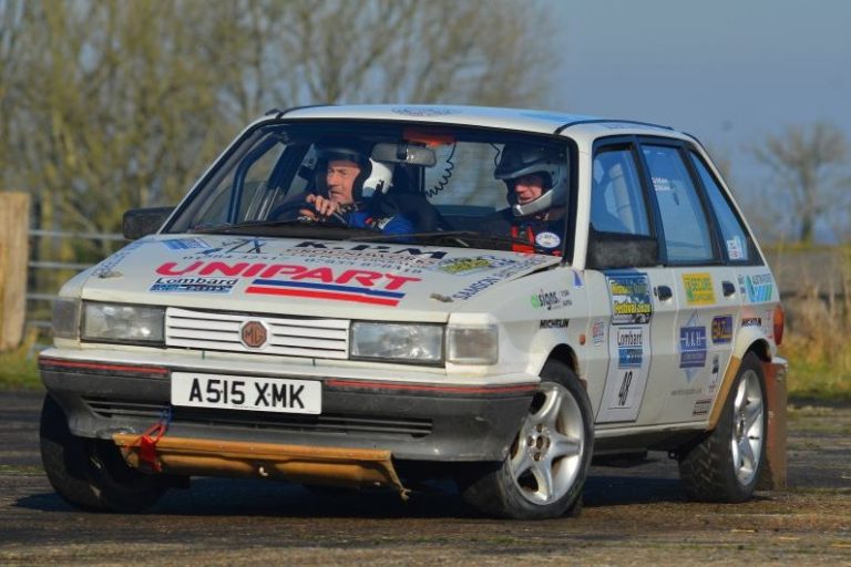 MG Maestro rally car at the South Hams Motor Club Test Day
