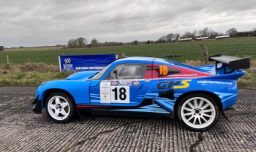 Historic Motorsport Darrian rally car at Smeatharpe Test Day - SHMC